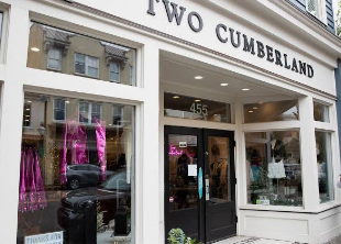 Bride shopping for a white outfit at Two Cumberland on King Street