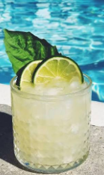 Craft cocktail with garnish from a Nightcap Social Co. masterclass
