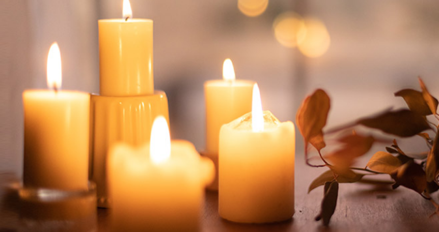 Custom candles from a Candlefish candle-making class